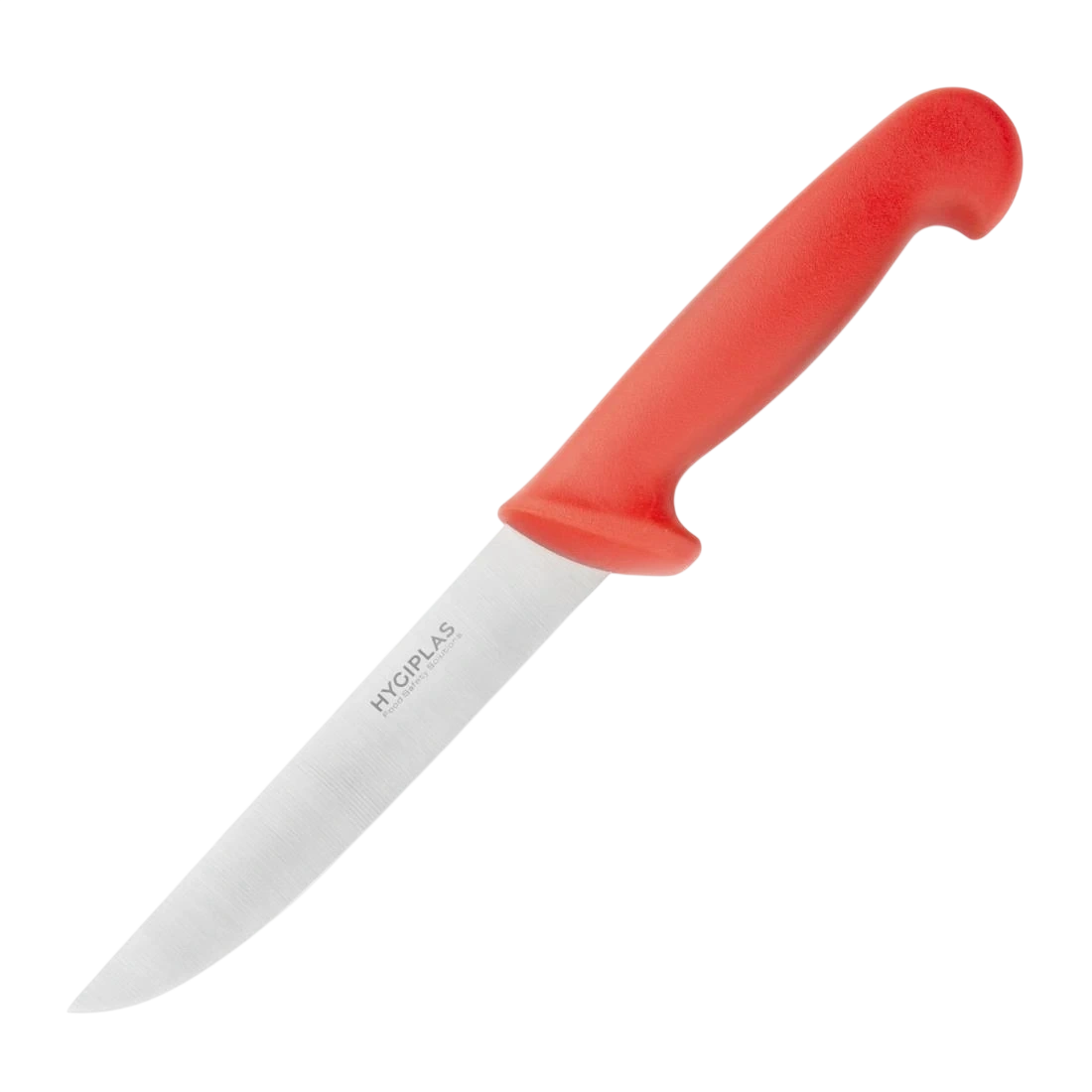 Hygiplas C890 Boning Knife Stiff Blade Red - 6" product image