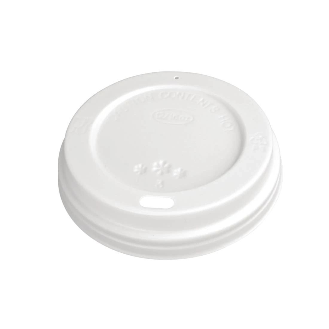 Fiesta Recyclable CE257 Lid for Hot Cups- White 340ml/455ml (Box 1000) product image