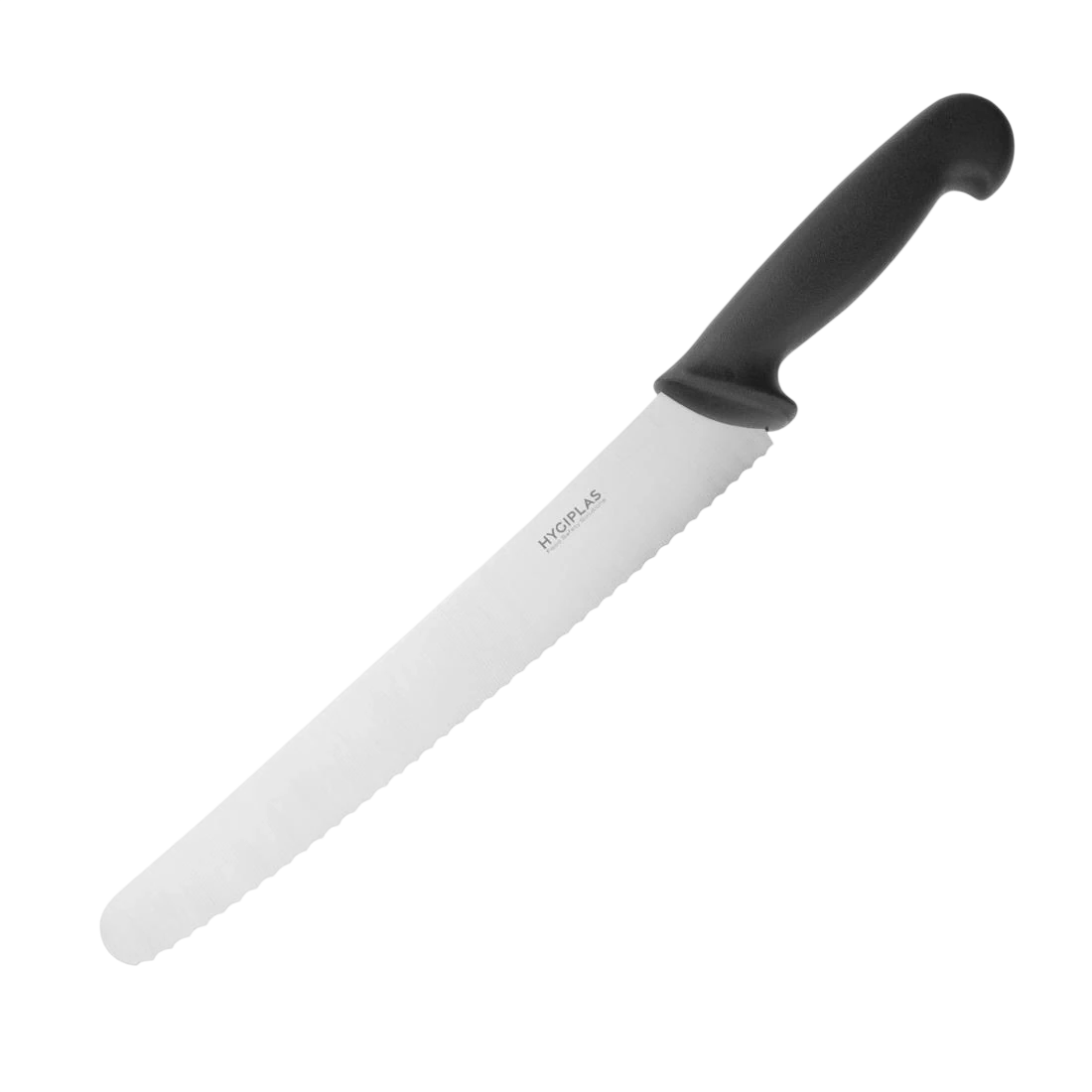 Hygiplas CF895 Serrated Pastry Knife Black - 10" product image