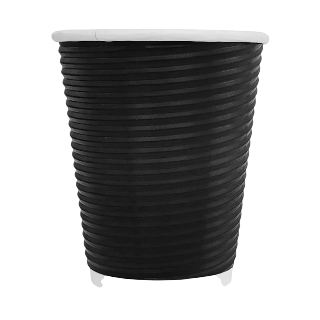 Fiesta Recyclable CM543 Hot Cup Ripple Wall Black 225ml (Box 500) product image