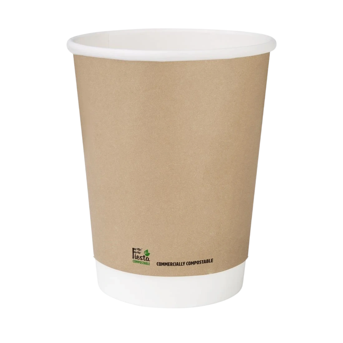 Fiesta Compostable CU980 Hot Cup Single Wall Kraft - 225ml (Box 1000) product image