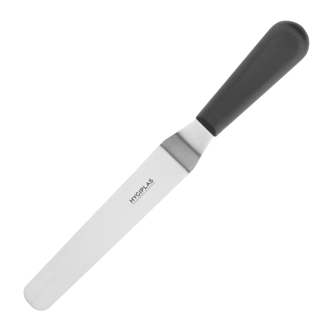 Hygiplas D410 Palette Knife Plastic Cranked Black - 19cm product image