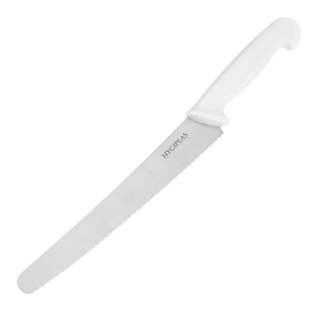 Hygiplas FX127 Serrated Pastry Knife White - 250mm 10" product image