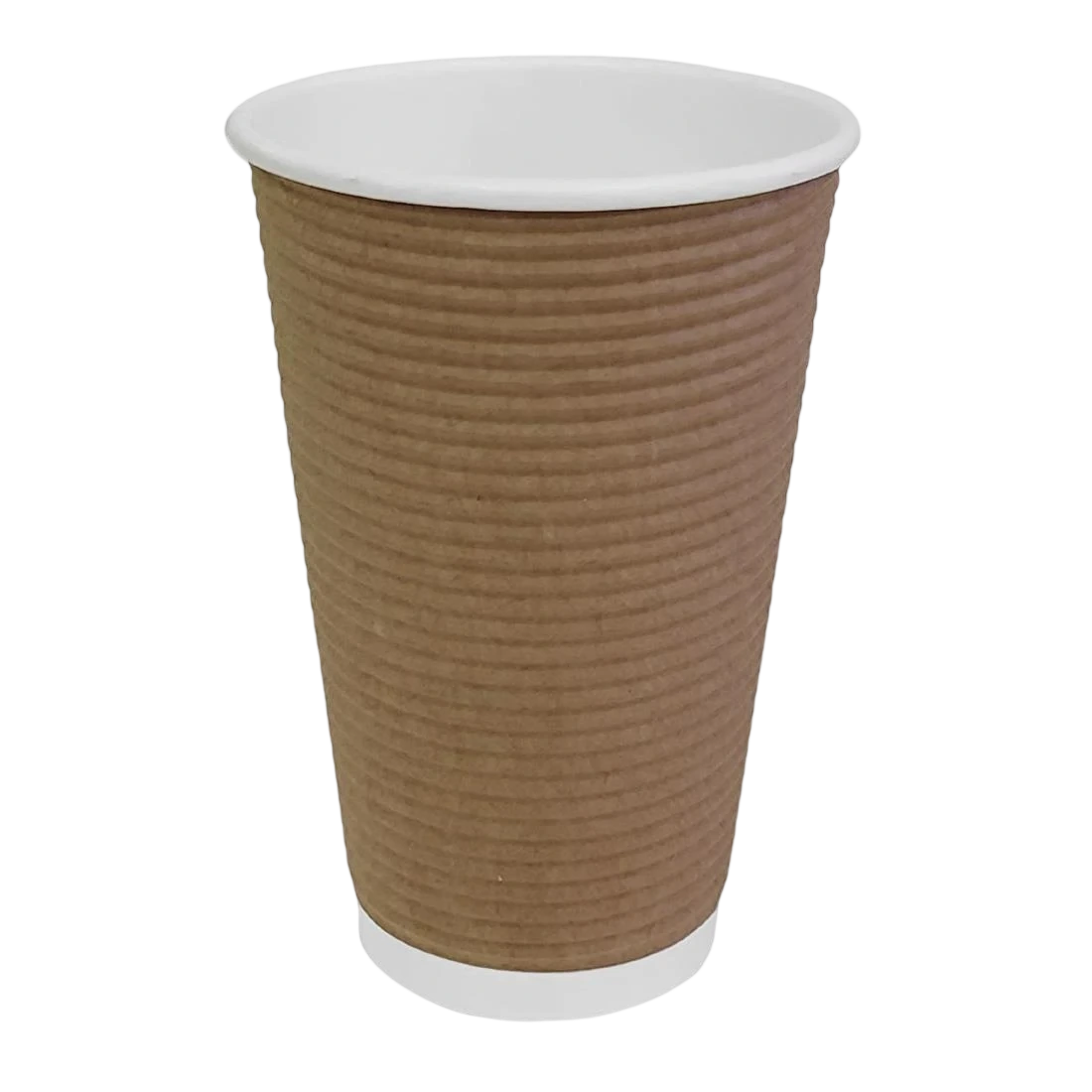 Fiesta Recyclable GF024 Hot Cup Ripple Wall Kraft 455ml (Box 500) product image