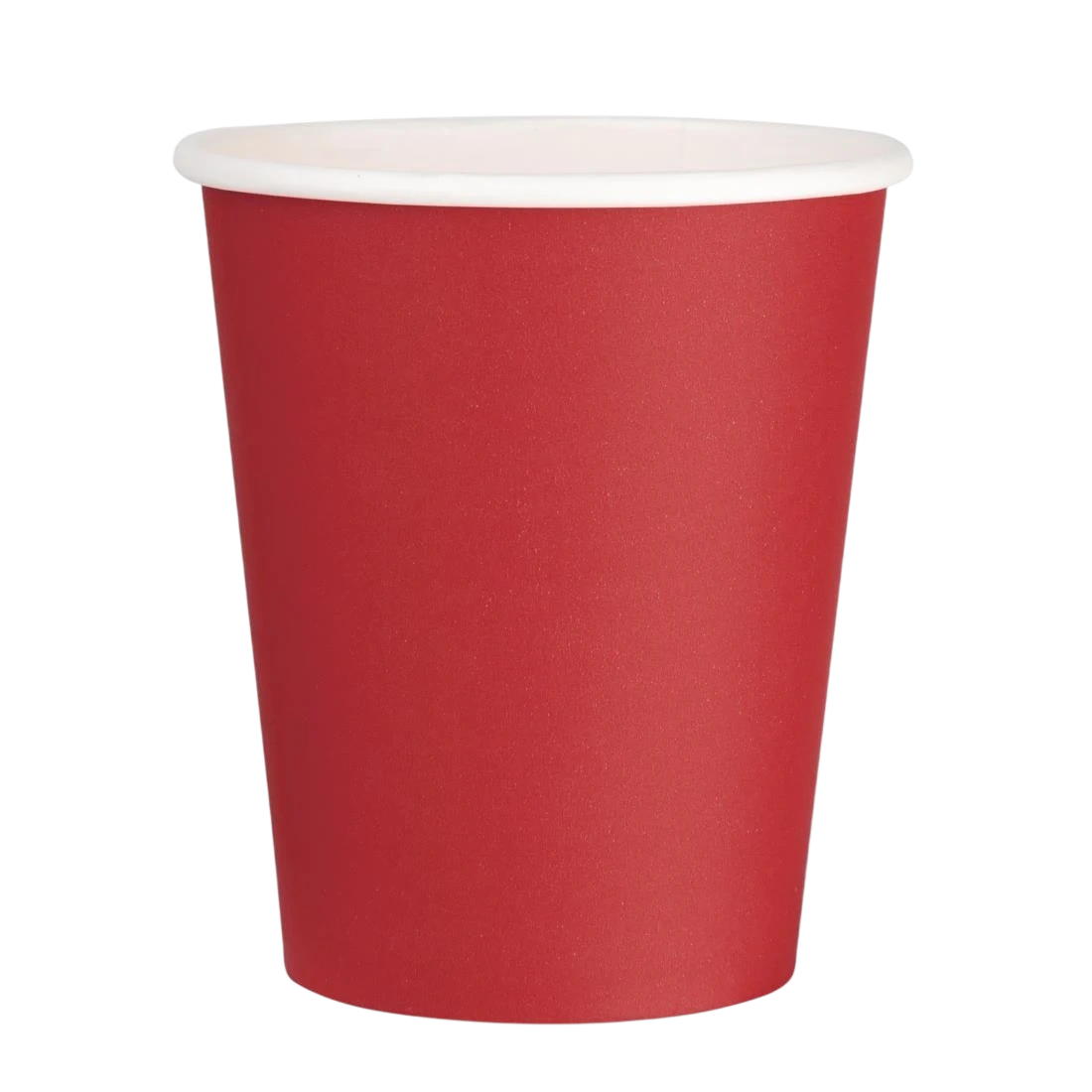 Fiesta Recyclable GP409 Hot Cup Single Wall Red 225ml (Box 1000) product image