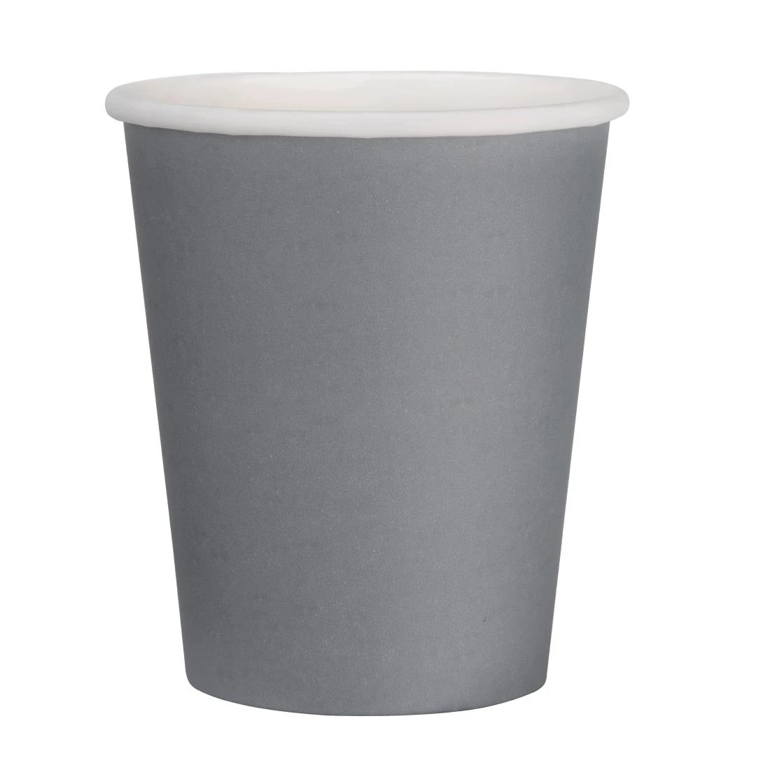 Fiesta Recyclable GP415 Hot Cup Single Wall Charcoal 225ml (Box 1000) product image