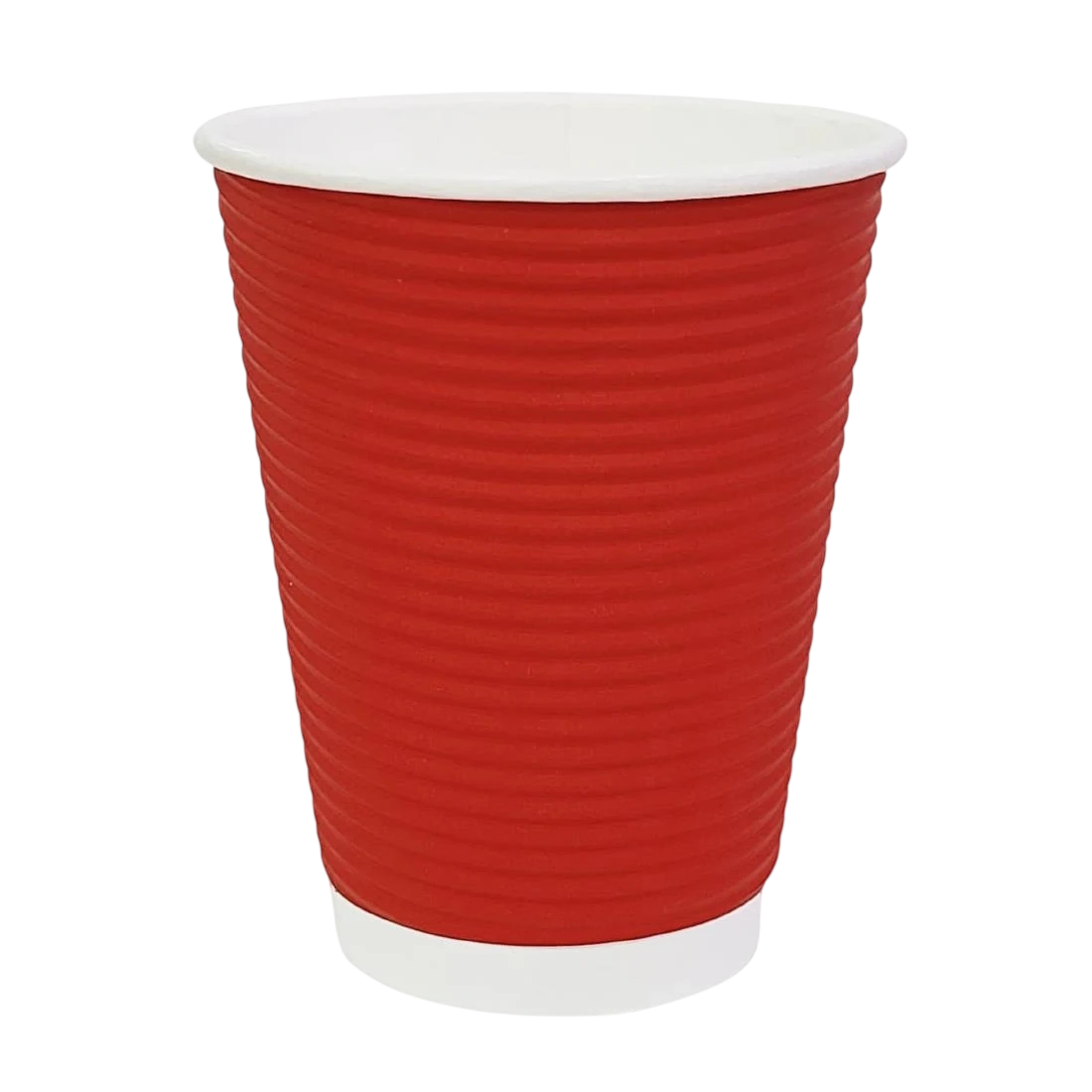 Fiesta Recyclable GP425 Hot Cup Ripple Wall Red 340ml (Sleeve 25) product image