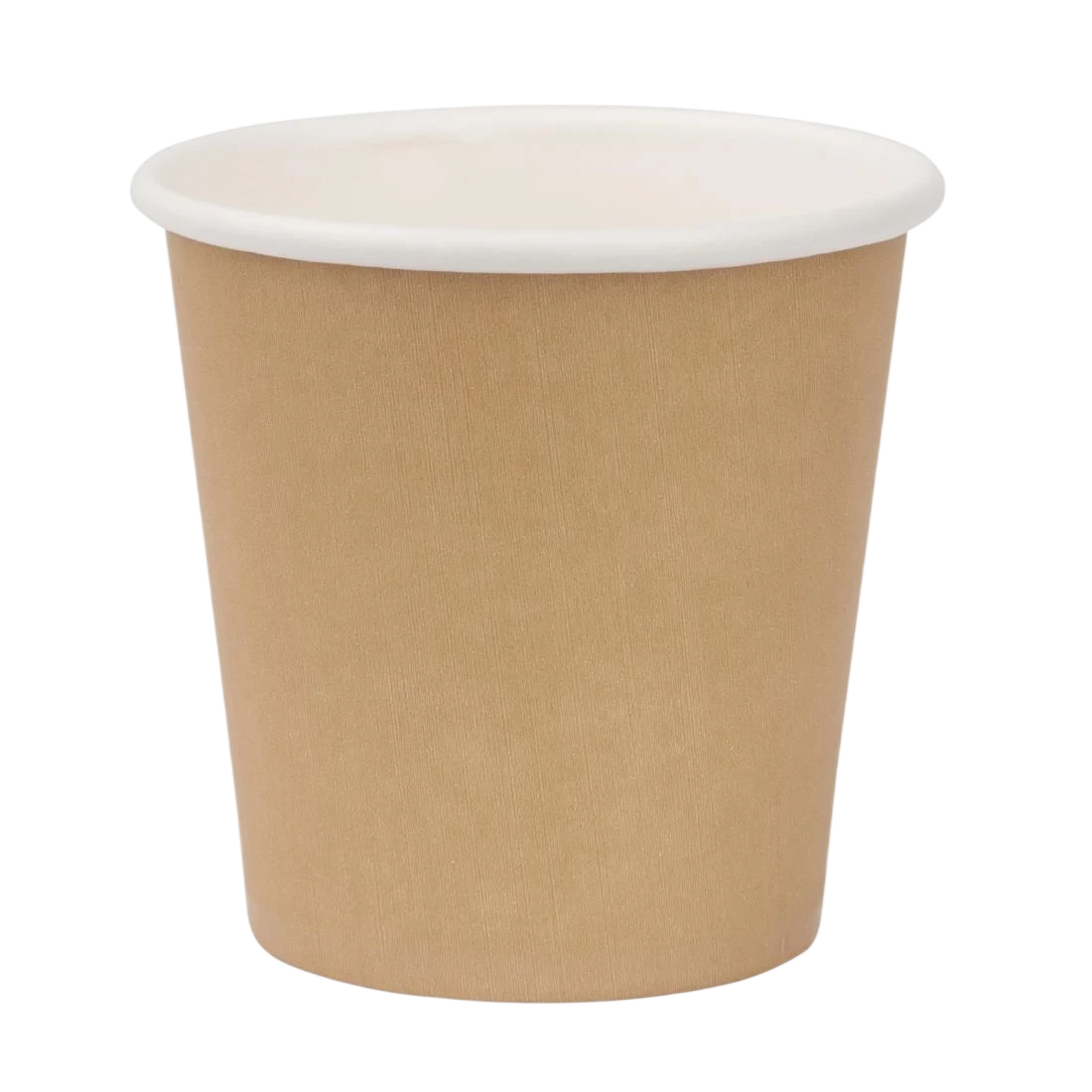 Fiesta Recyclable GP447 Hot Cup Single Wall Kraft 114ml (Box 1000) product image