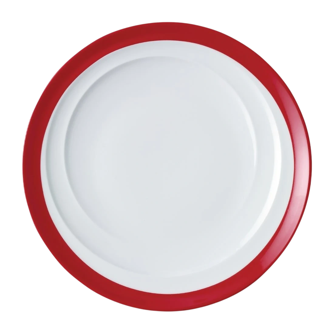 Royal Porcelain FY903 Maxadura Resonate Red Band Round Plate Coupe 165mm (Box 12) product image