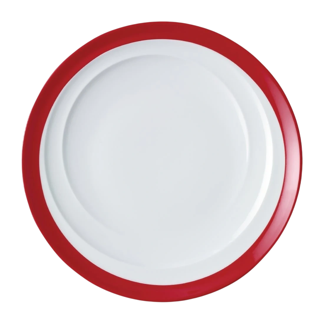 Royal Porcelain FY904 Maxadura Resonate Red Band Round Plate Coupe 230mm (Box 12)(B2B) product image