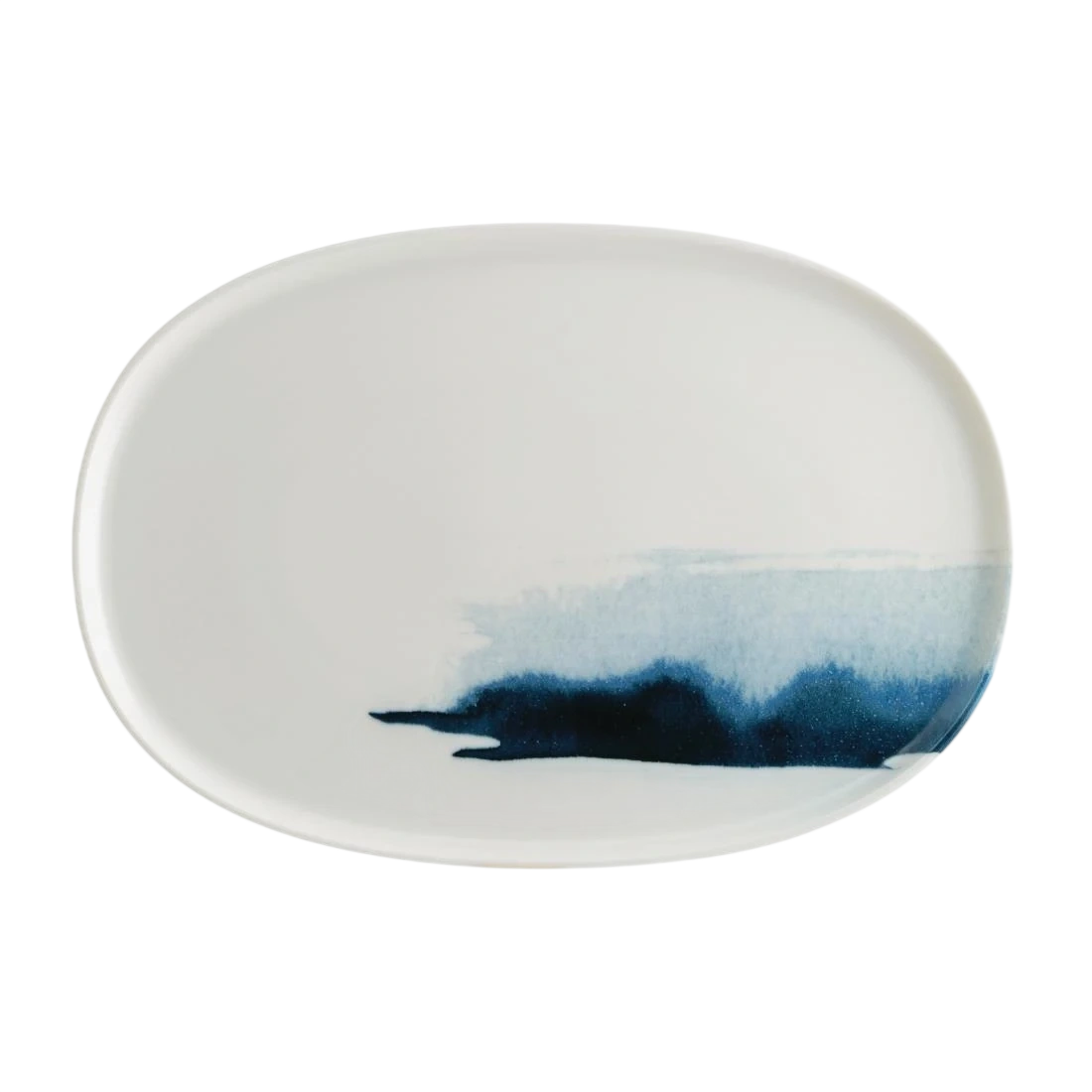 Bonna FY912 Blue Wave Hygge Oval Platter 340x230x18mm (Box 6) (B2B) product image