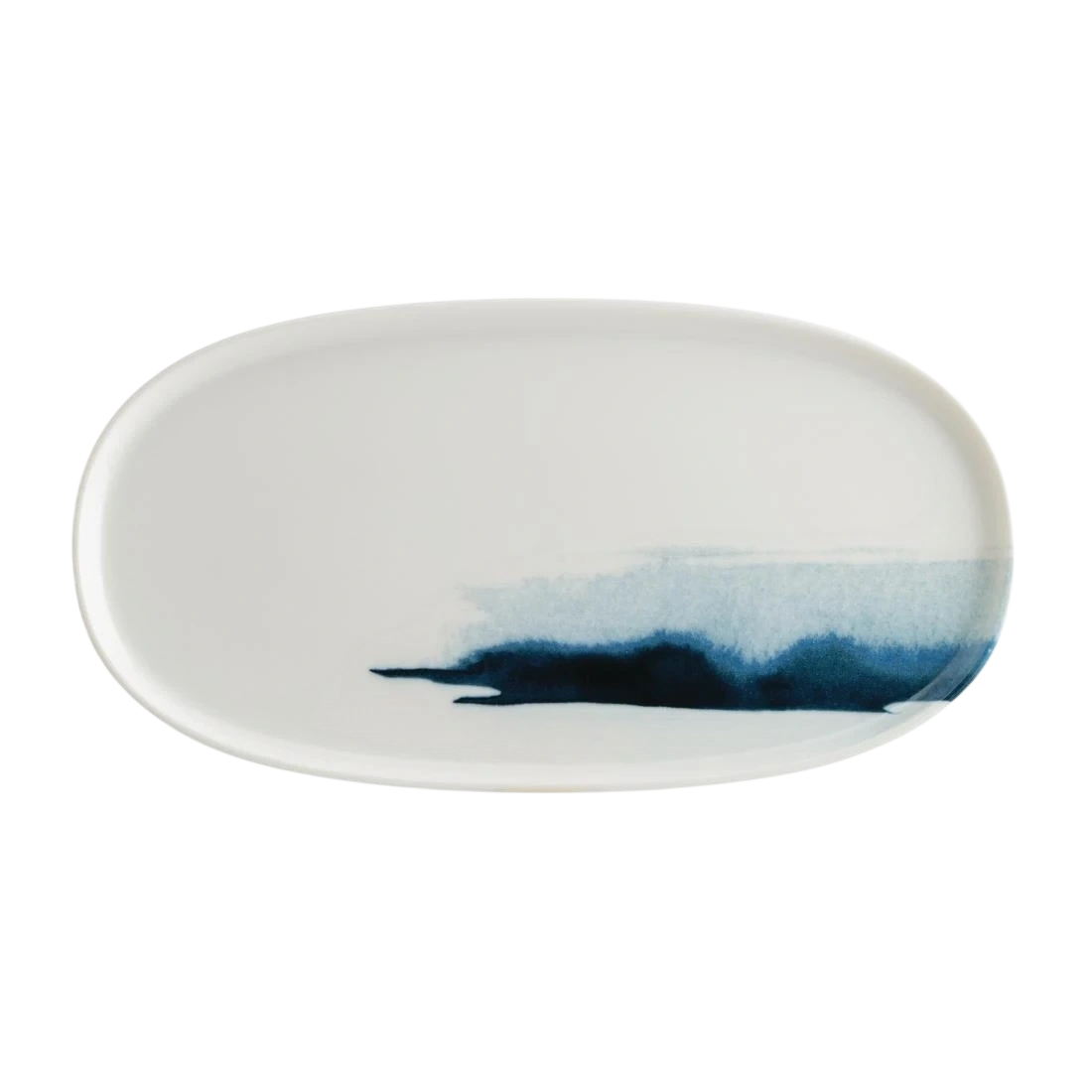 Bonna FY913 Blue Wave Hygge Oval Platter - 300x160x17mm (Box 6) (B2B) product image