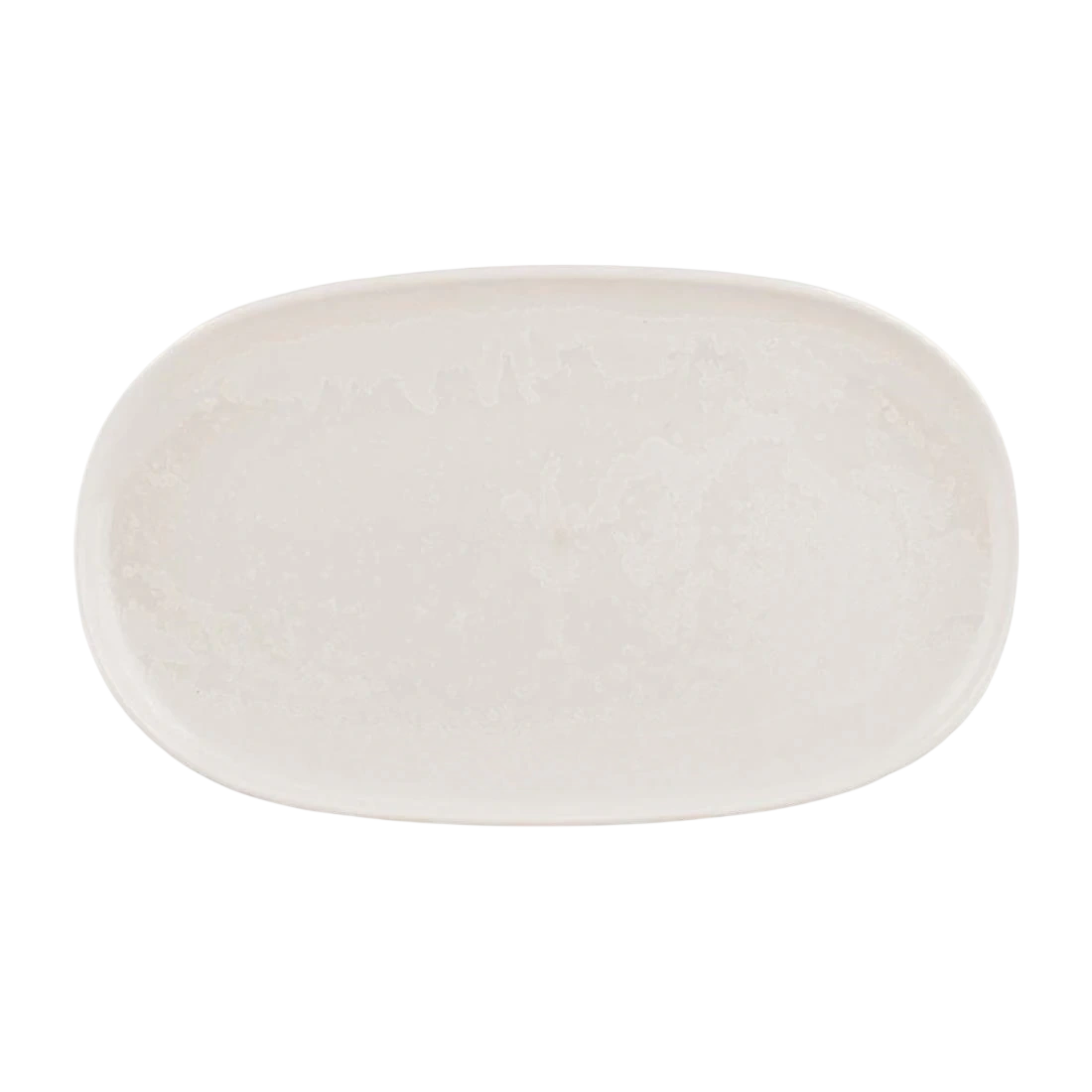 Moda FY694 Porcelain Snow Oval Coupe Plate - 305x215mm (Box 6) product image