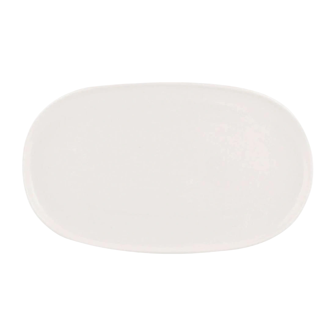 Moda FY695 Porcelain Snow Oval Coupe Plate - 405x240mm (Box 3) (B2B) product image