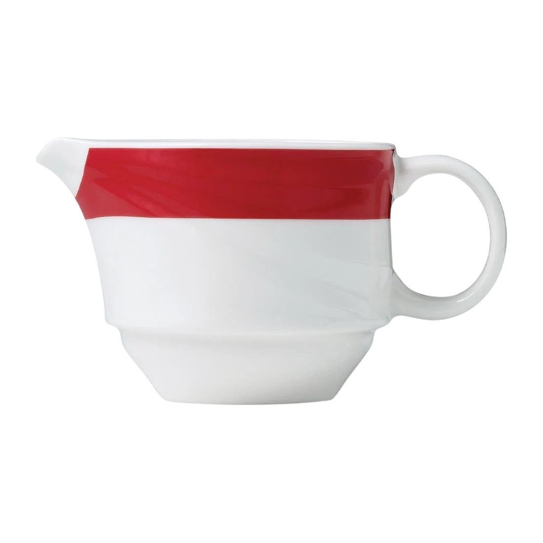Royal Porcelain FY908 Maxadura Resonate Red Band Creamer 125ml (Box 12) product image