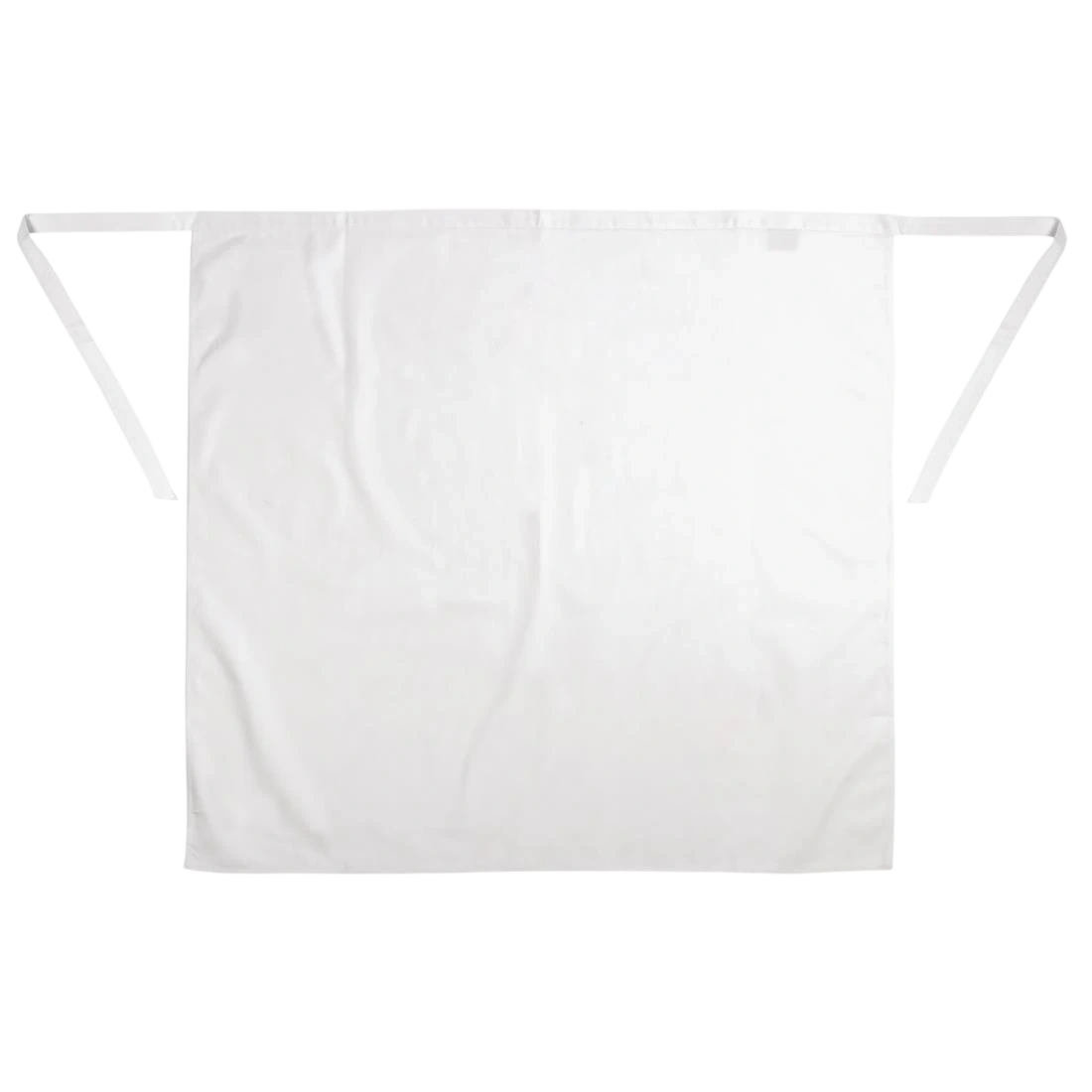 Whites Chefs Clothing A501 Whites Regular Waist Apron White Polycotton - 36x30" Long product image