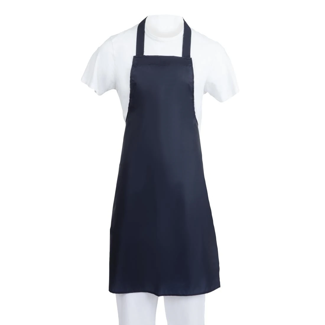Whites Chefs Clothing A896 Whites Water Resistant Bib Apron Blue product image