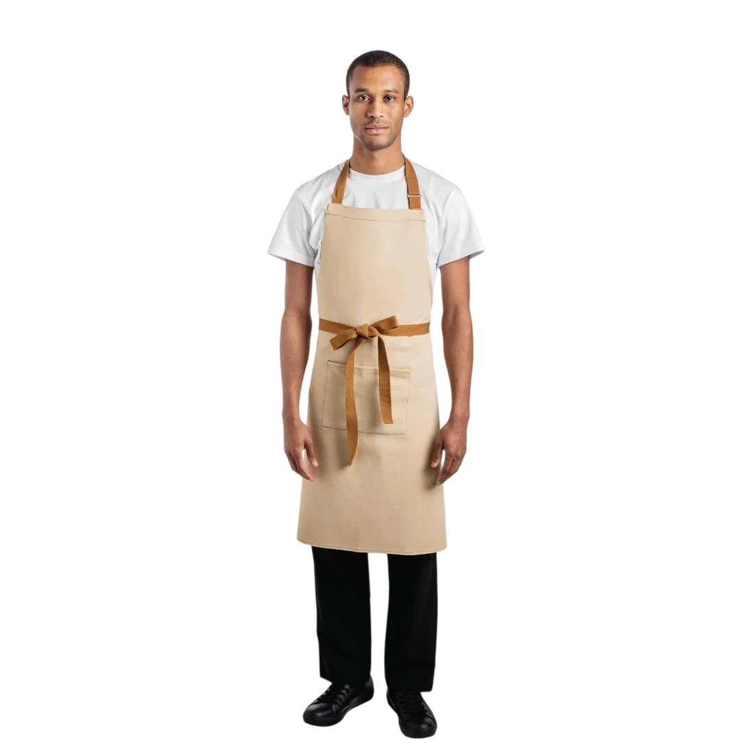 Southside B982 Bib Apron Khaki Beige - 1000x700mm product image