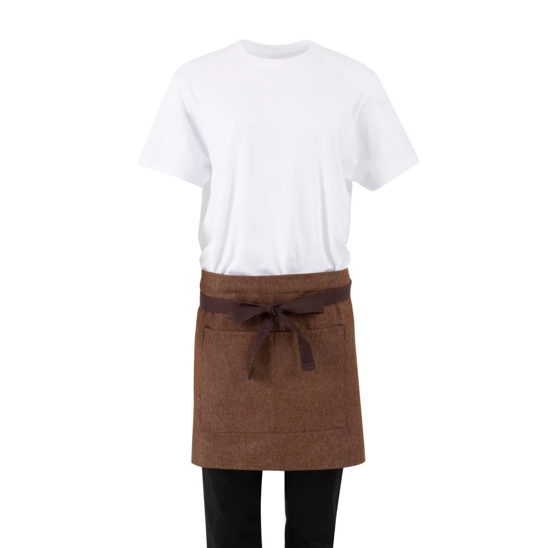 Southside BA121 Waist Apron Denim Tan (Brown Ties) - 700x430mm product image