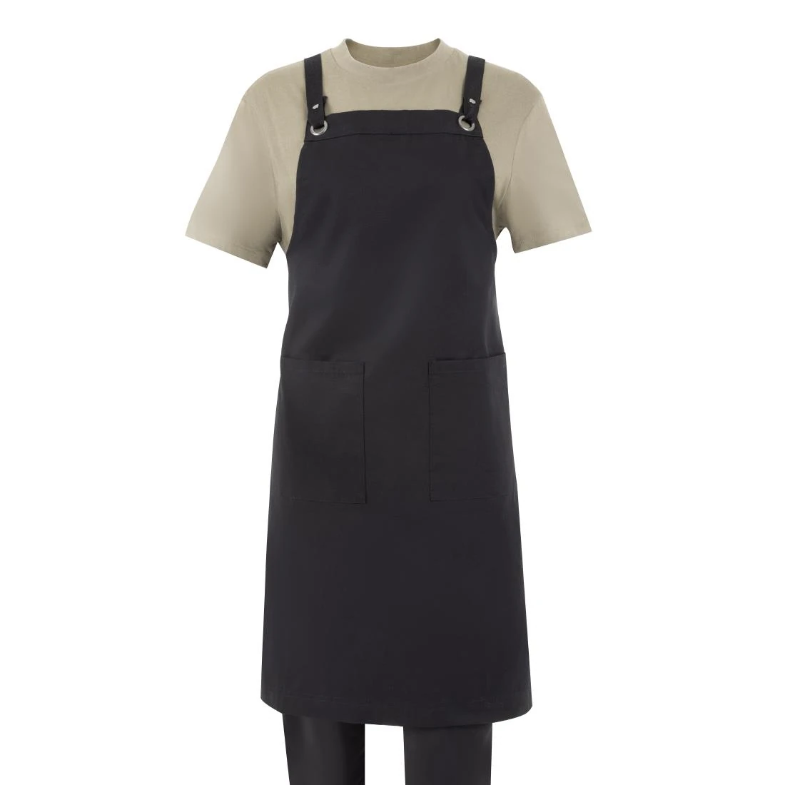Southside BA204 Cotton Canvas Bib Apron Black product image