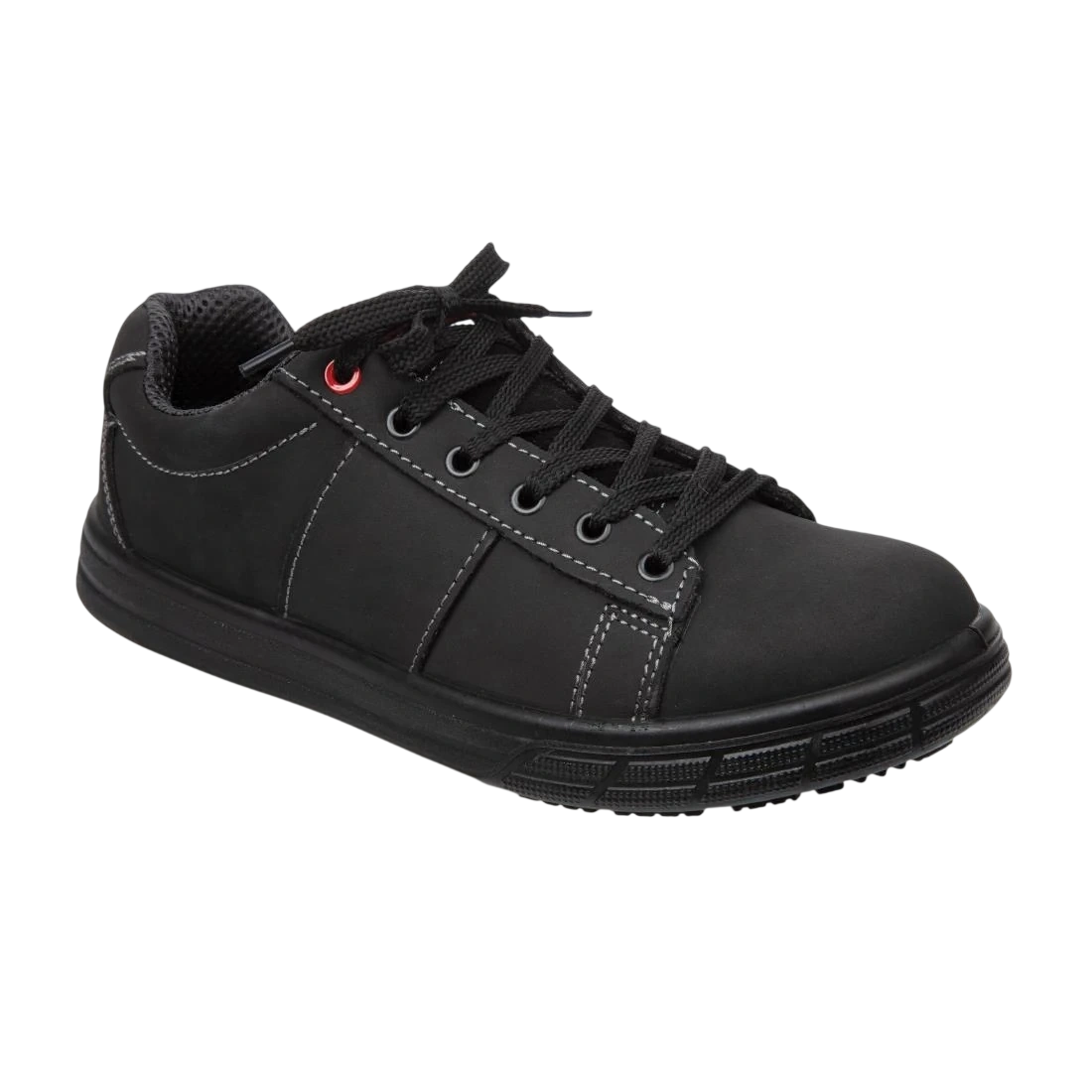 Slipbuster Footwear BB420-37 Slipbuster Yuvo Safety Trainer Nubuck Black - UK 4 EU 37 product image