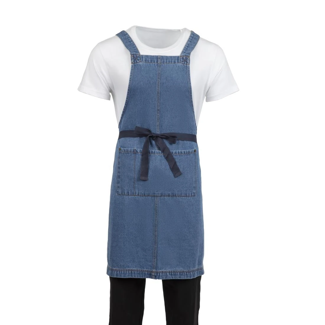 Southside BB694 Denim Bib Apron Light Blue product image