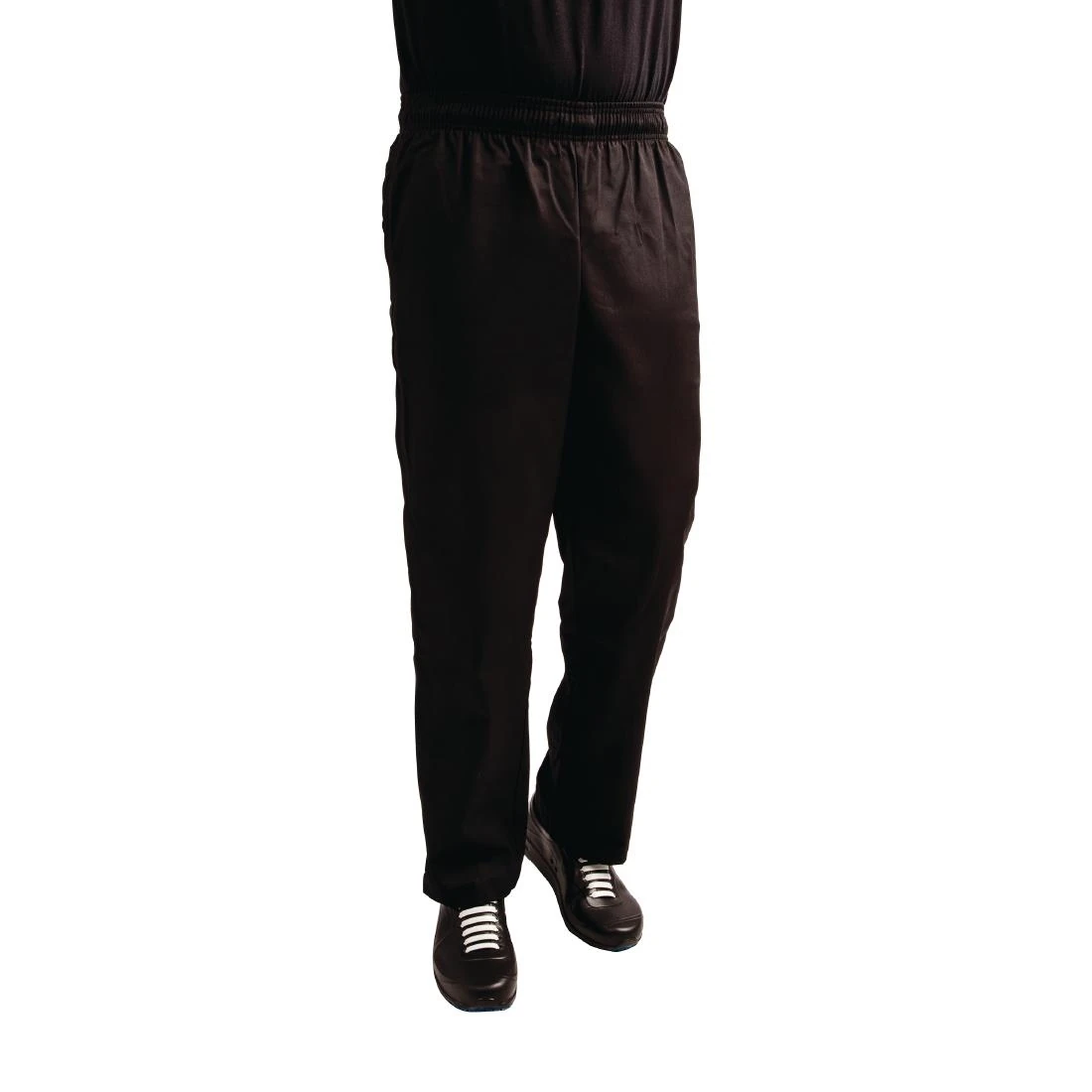 Whites Chefs Clothing A029T-M Whites Easy Trouser Black - Size M product image