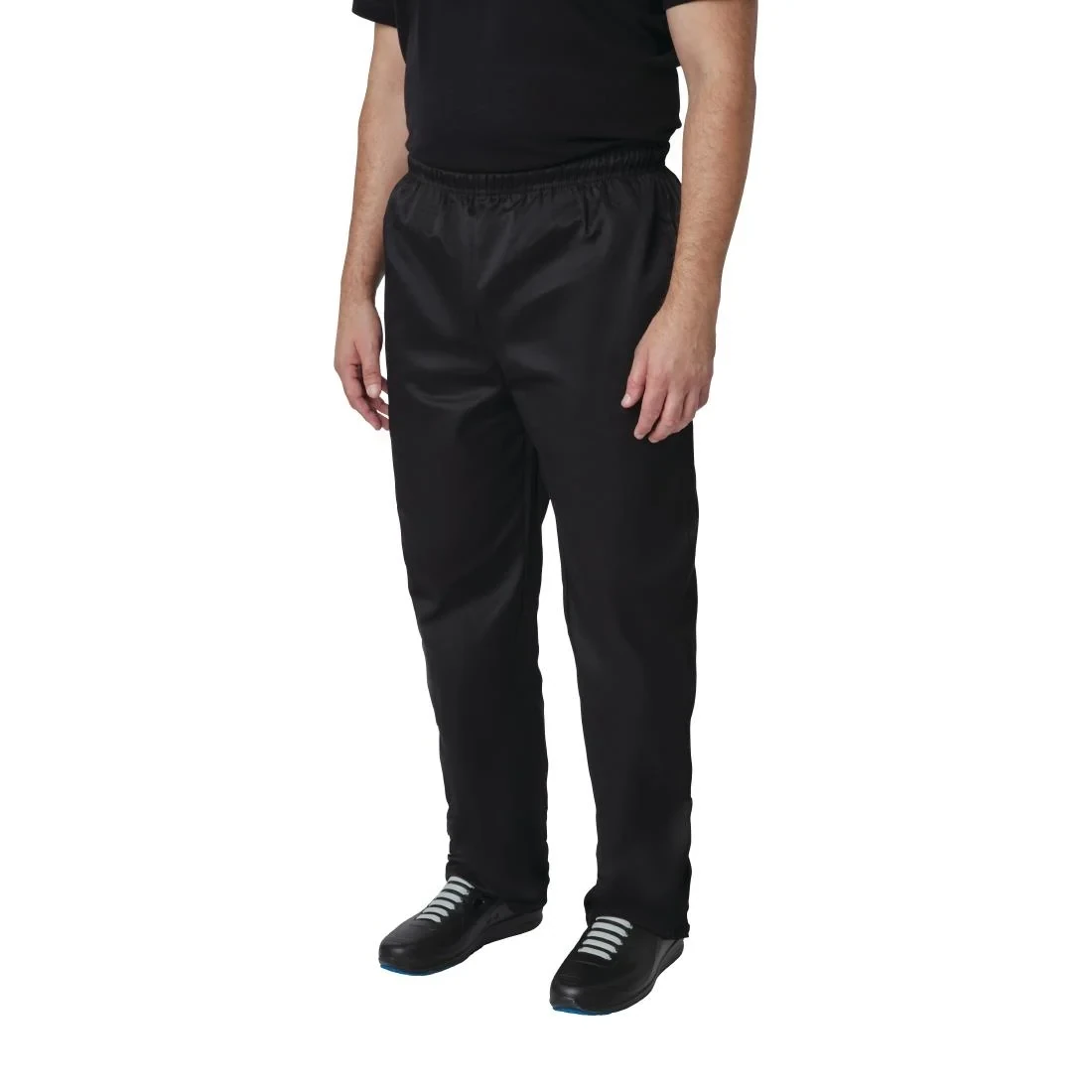 Whites Chefs Clothing A582-XS Whites Vegas Chefs Trousers Black Polycotton - Size XS product image