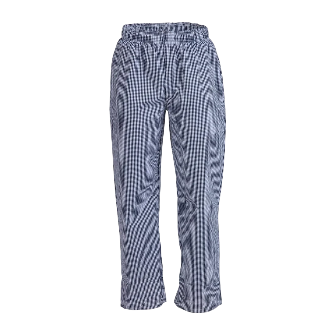 Whites Chefs Clothing B311-XXL Whites Vegas Small Blue & White Check Trousers Polycotton - Size XXL product image