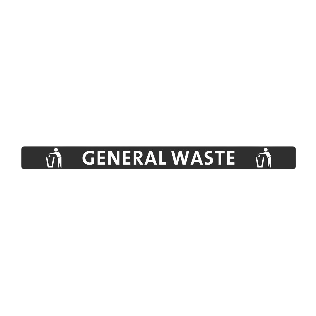 Jantex FX193 Slim Bin Lid Label - General Waste product image