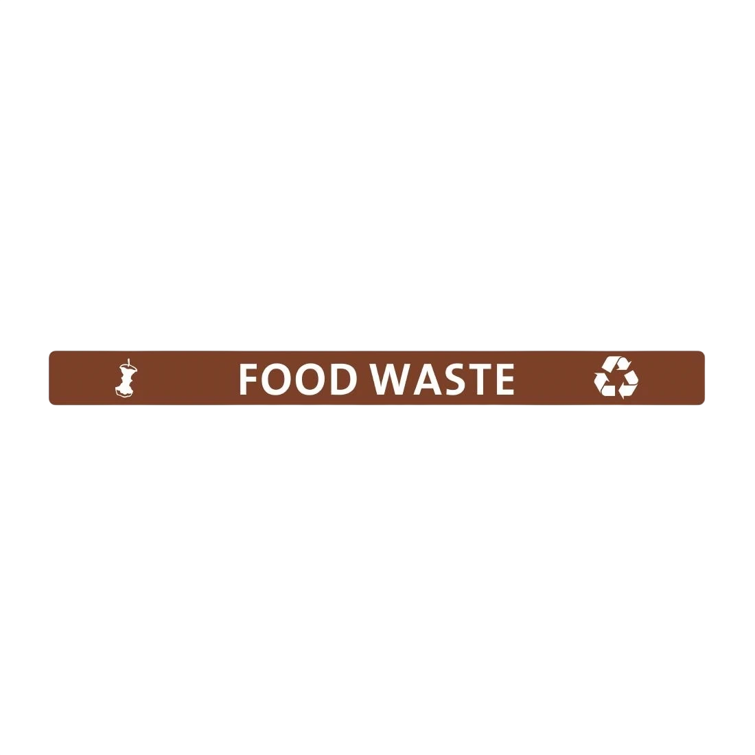 Jantex FX195 Slim Bin Lid Label - Food Waste product image