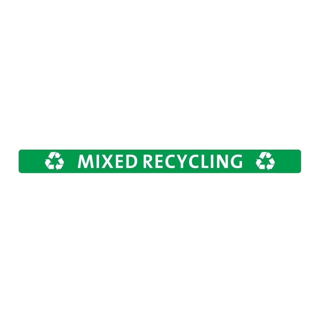 Jantex FX197 Slim Bin Lid Label - Mixed Recycling product image