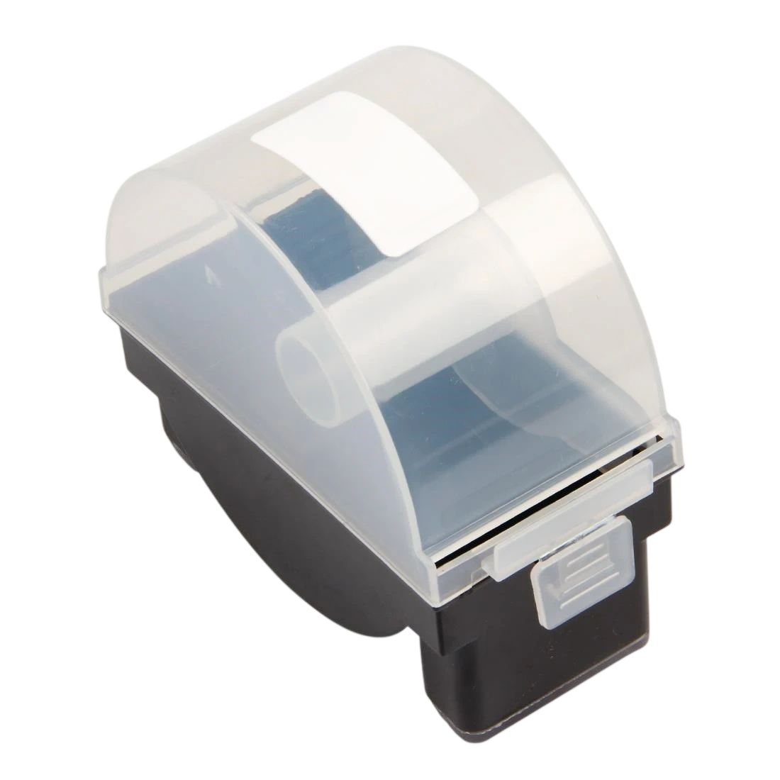 Hygiplas GH349 2'' Label Dispenser - Black/Clear Lid product image