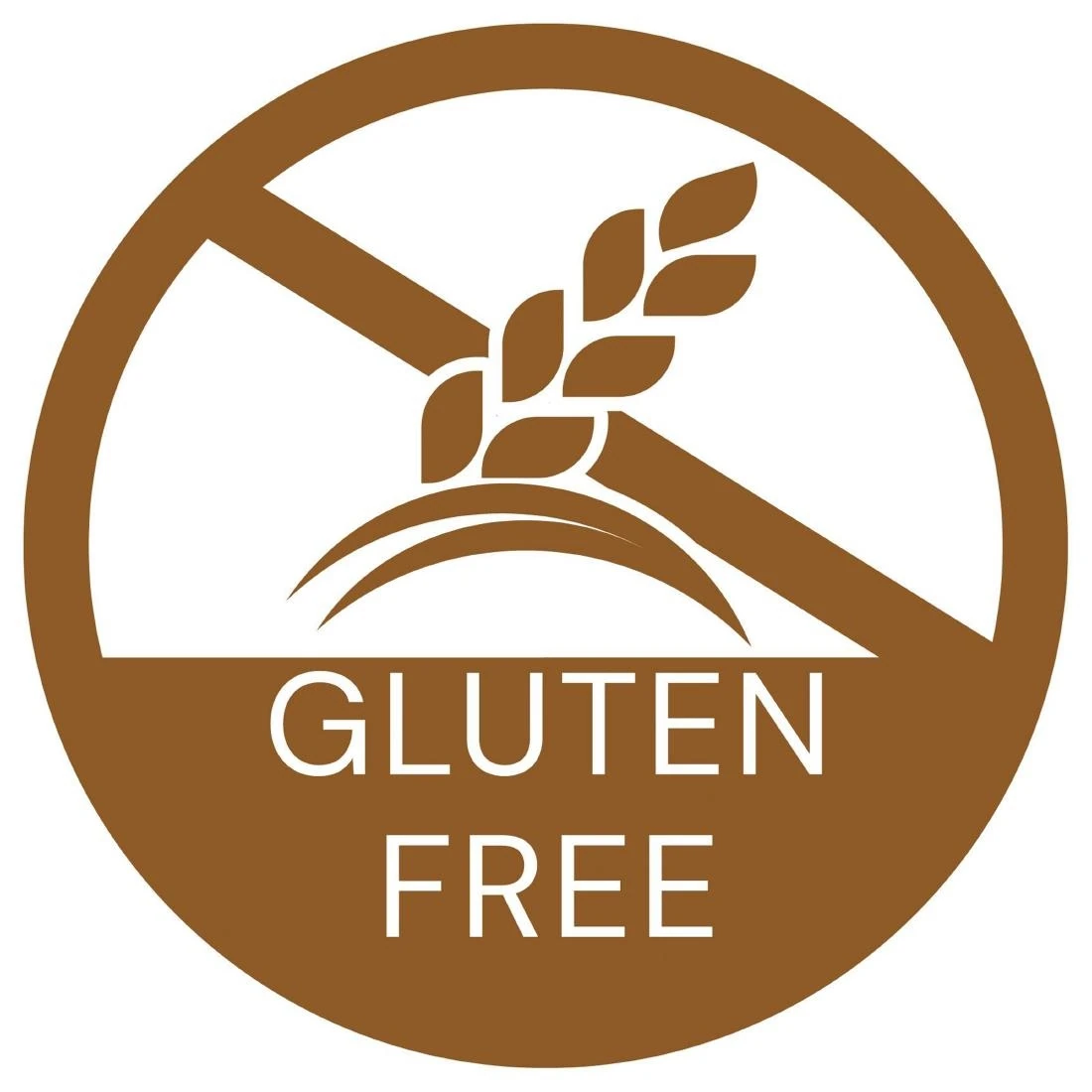 Hygiplas GJ060 Free From Gluten Removable Label 1'' (Roll 1000) product image