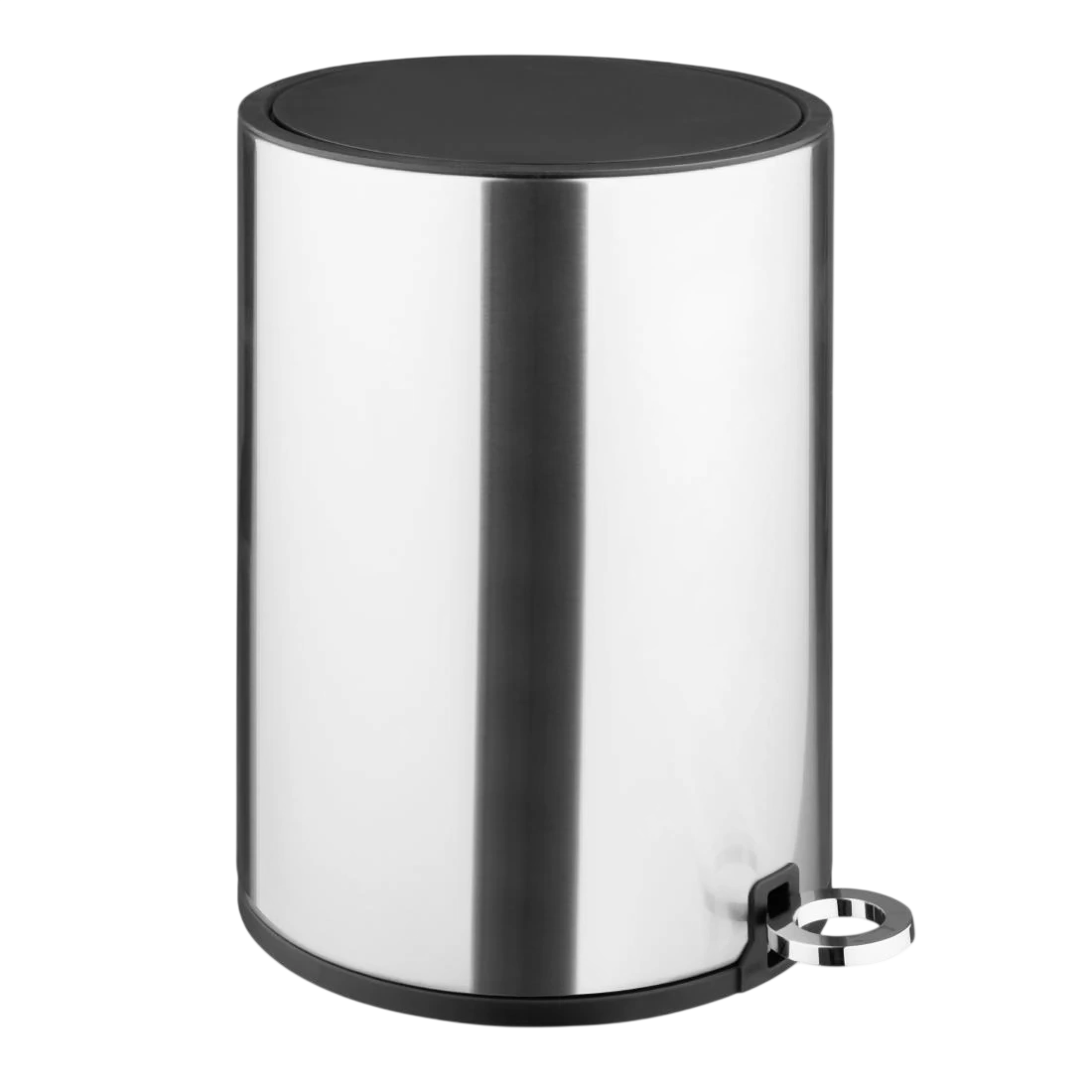 Jantex HT479 Round Pedal Bin Brushed Steel - 6Ltr product image
