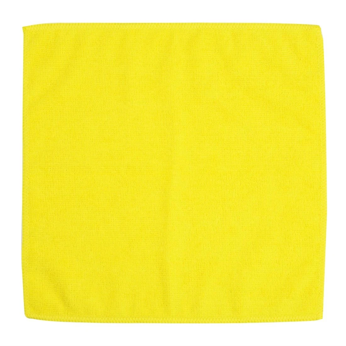 Jantex HX272 Microfibre Cloths - Yellow (Pack 5) product image