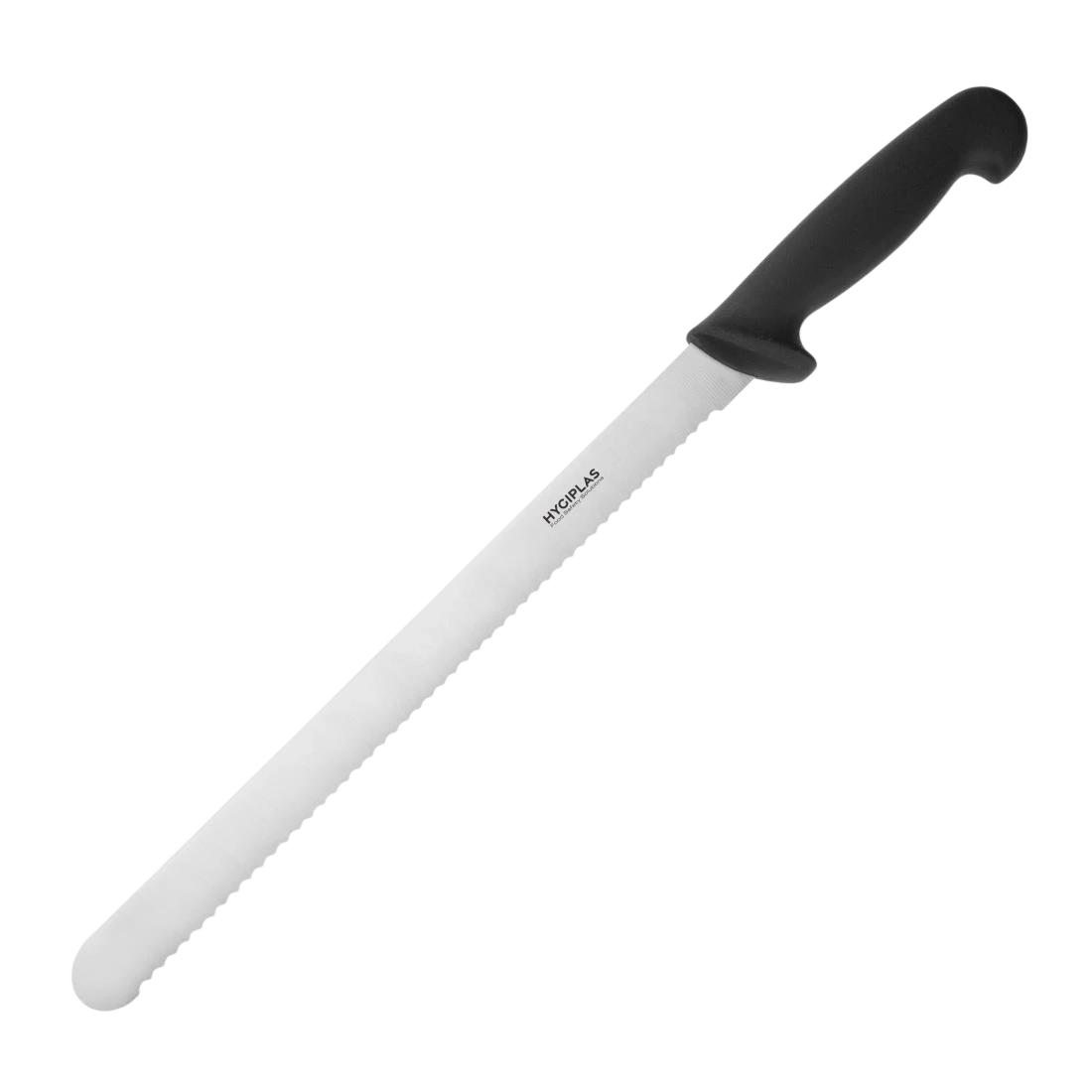 Hygiplas C580 Slicer Serrated Black - 12" product image