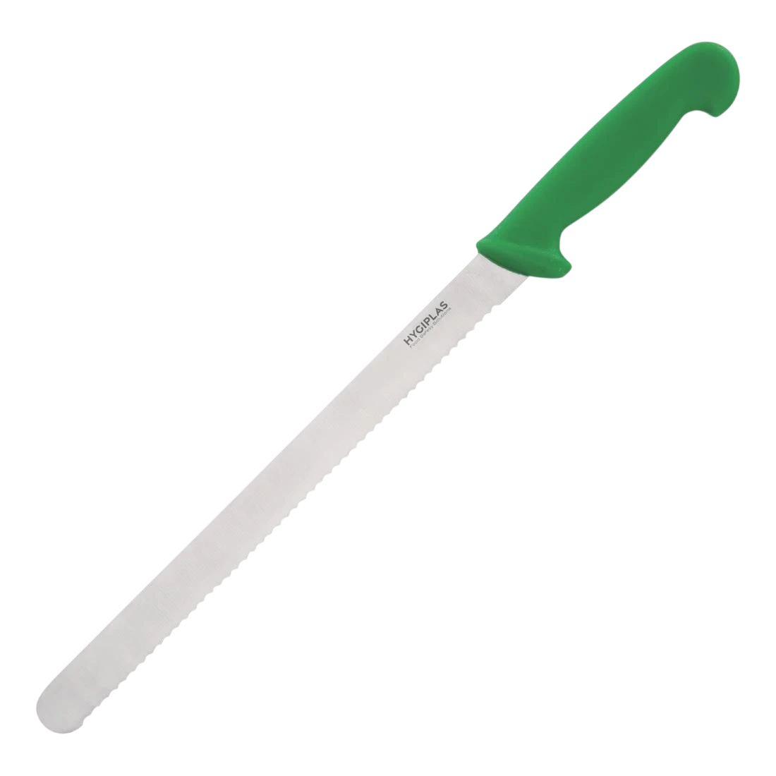 Hygiplas C867 Slicer Serrated Green - 12" product image