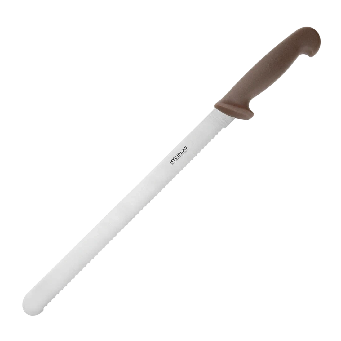 Hygiplas FX118 Slicer Serrated Brown - 300mm 12" product image