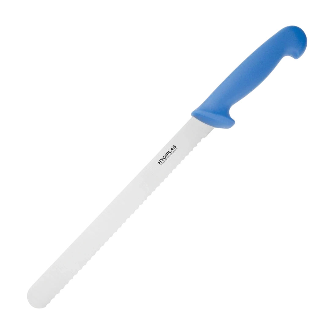 Hygiplas FX120 Slicer Serrated Blue - 250mm 10" product image