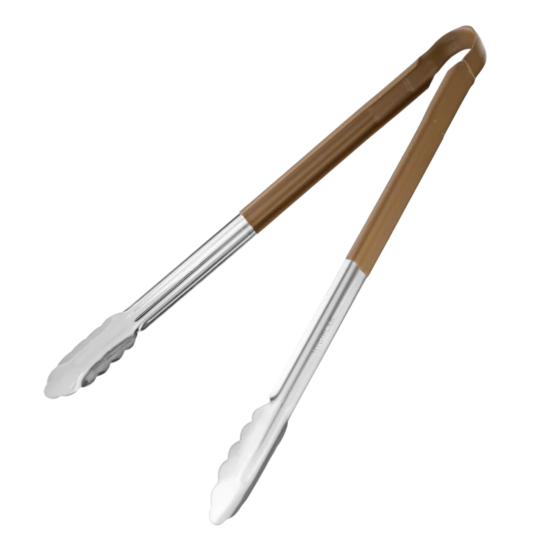 Hygiplas HC850 Colour Coded Serving Tong Brown - 405mm product image