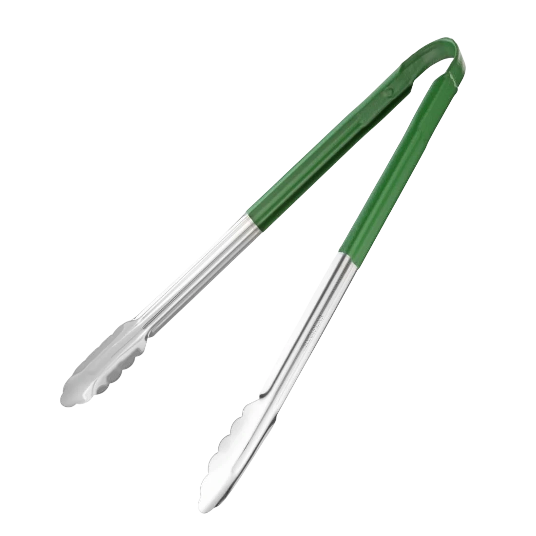 Hygiplas HC851 Colour Coded Serving Tong Green - 405mm product image
