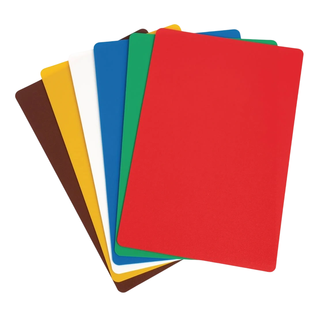 Hygiplas CP520 6 x Hygiplas Colour Coded Chopping Mat Set - 300x450mm product image