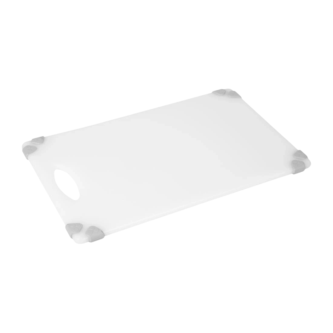 Hygiplas HW008 Commercial Grip Chopping Board White - 458x306x12mm product image