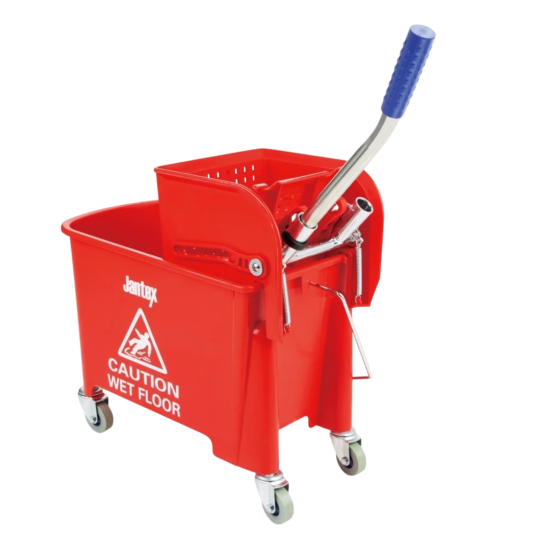 Jantex DL912 Mop Bucket & Side Wringer Red - 15ltr product image