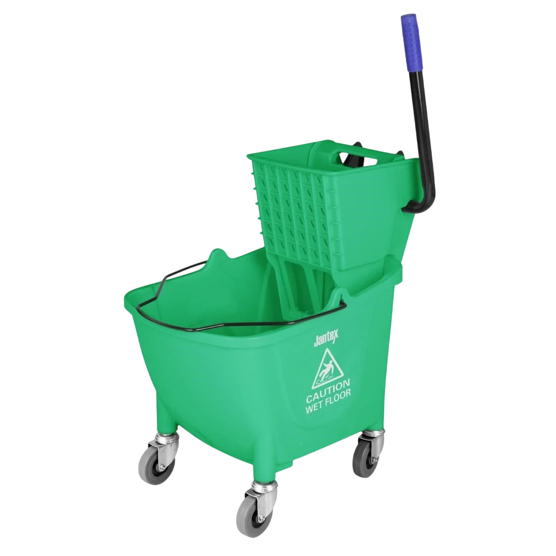 Jantex FW867 Mop Bucket with Foot Pedal Release Green - 25ltr product image