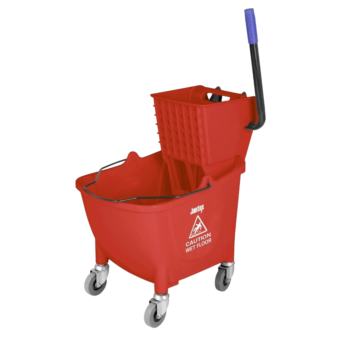 Jantex FW868 Mop Bucket with Foot Pedal Release Red - 25ltr product image