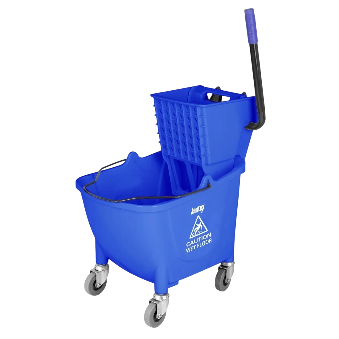 Jantex FW869 Mop Bucket with Foot Pedal Release Blue - 25ltr product image