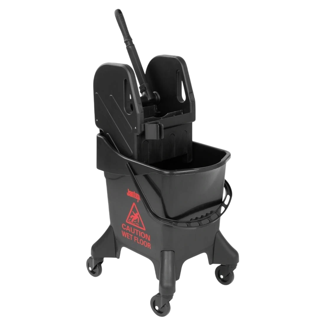 Jantex HW636 Tall Mop Bucket & Down Press Wringer Red Print - 20ltr product image