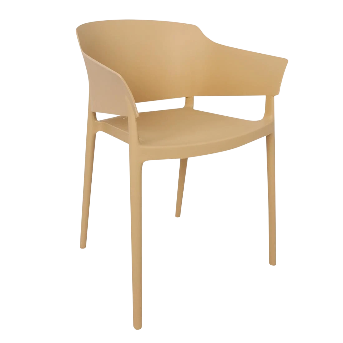 Bolero DX972 Lorenzo Cafe Chairs Warm Cream (Pack 2) product image